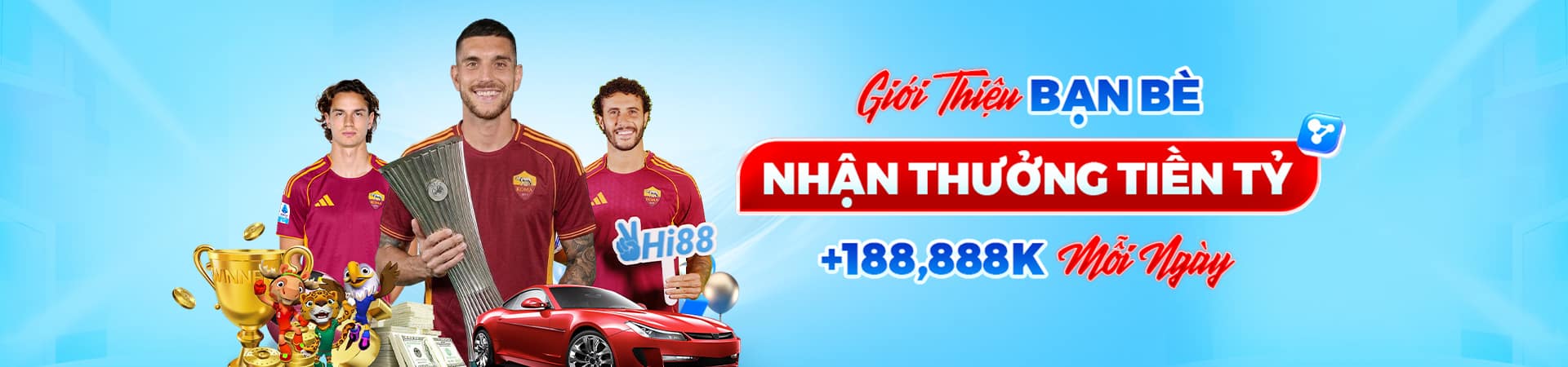 Hi88 giới thiệu bạn bè nhận thưởng